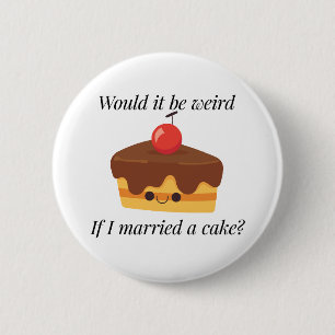 Traum eines Kuchenliebhabers Button