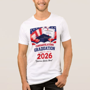 "Traum Erreichen Abschließen" Tri-Blend Shirt