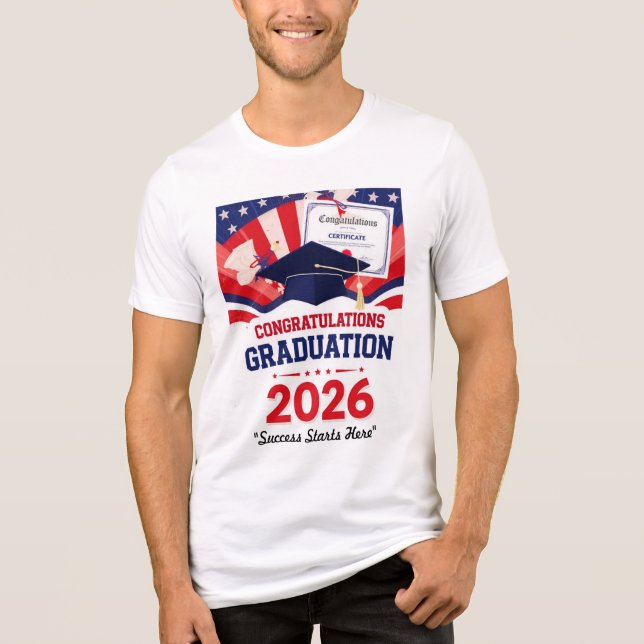 "Traum Erreichen Abschließen" Tri-Blend Shirt (Vorderseite)