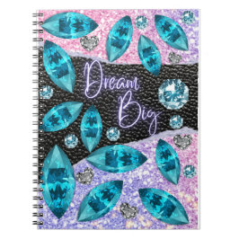 Traum extravaganter Juwelstil Notizblock