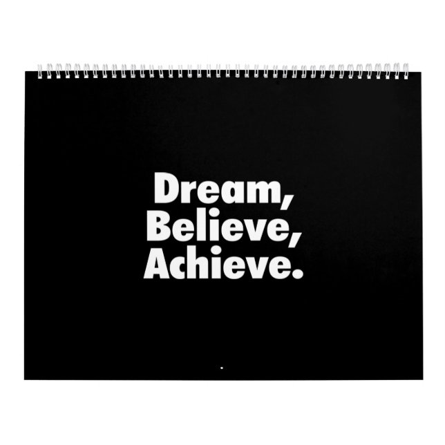 Traum glauben erreichen kalender (Titelbild)