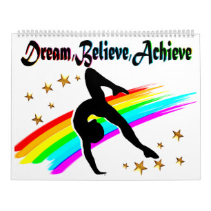 TRAUM, GLAUBEN UND ERREICHEN GYMNASTICS-KALENDER KALENDER