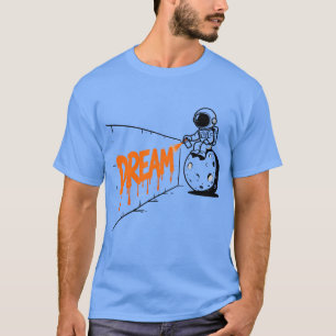 Traum-Graffiti-Astronaut- Street-Art-Design T-Shirt