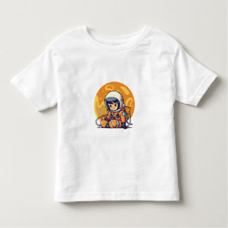 Traum groß, kleiner Astronaut Kleinkind T-shirt