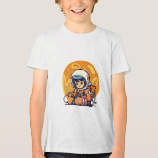 Traum groß, kleiner Astronaut Tri-Blend Shirt