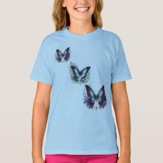 Traum groß Pfauenfeder Kreis Kinder T-Shirt
