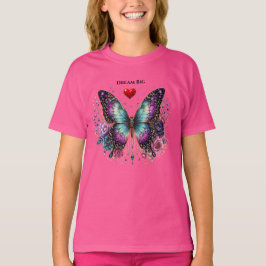 Traum groß Pfauenfeder Kreis Kinder T-Shirt