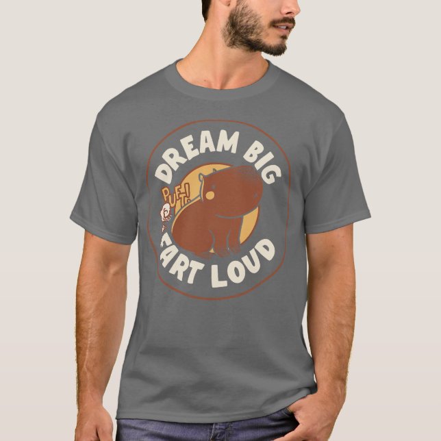 Traum Große Furz Loud Capybara von Tobe Fonseca T-Shirt (Vorderseite)
