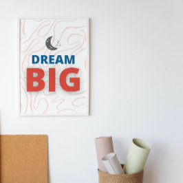 Traum Große Motivierend Inspirationswall Art Poster