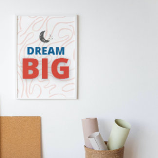 Traum Große Motivierend Inspirationswall Art Poster
