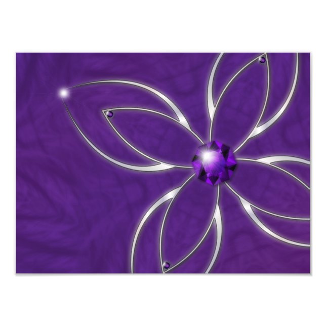 Traum im Amethyst-Foto Print Fotodruck (Vorne)