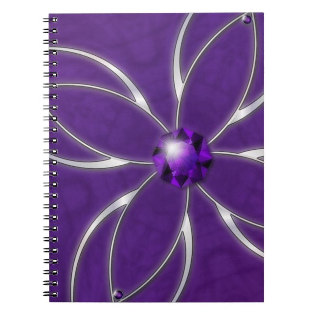 Traum im Amethyst-Notebook Notizblock (Vorderseite)