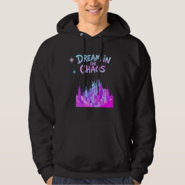 Traum im Chaos – Surrealer Stadtlandschaft-Hoodie Hoodie