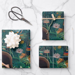 Traum im Exotischen Urwald Geschenkpapier Set
