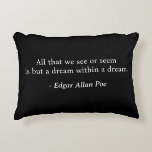 Traum im Traum Edgar Allan Poe Accent Pillow Dekokissen