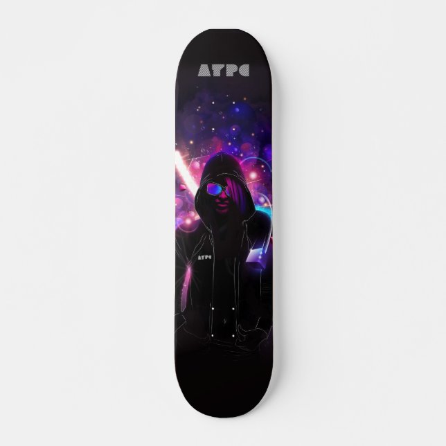 Traum in den Farben Skateboard (Vorne)