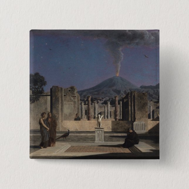 Traum in den Ruinen von Pompeji, 1866 Button (Vorderseite)