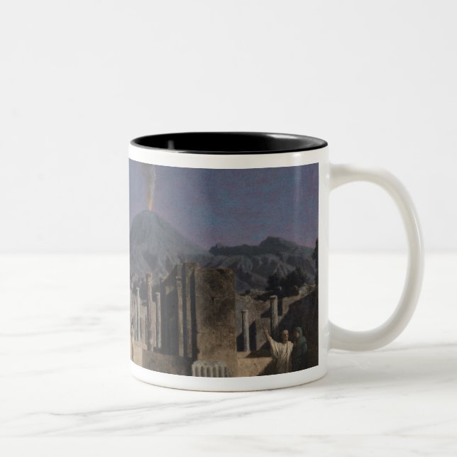 Traum in den Ruinen von Pompeji, 1866 Zweifarbige Tasse (Rechts)