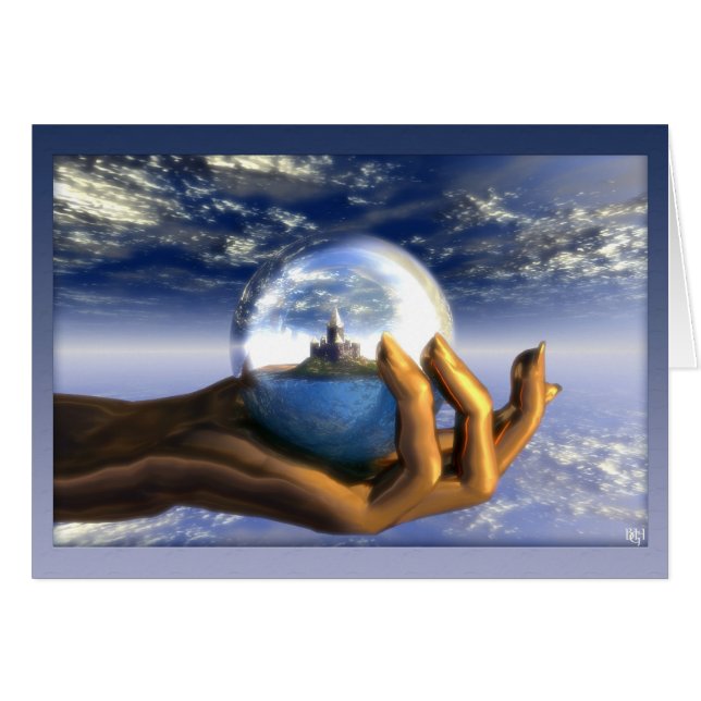 Traum in einer Hand (Vorderseite (Horizontal))