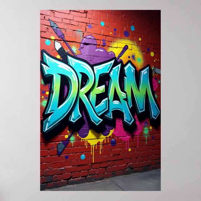 TRAUM in Wildstyle: Graffiti-Erwachen Poster (Vorne)