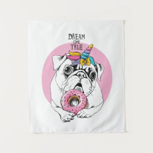 Traum kommen wahr wandteppich