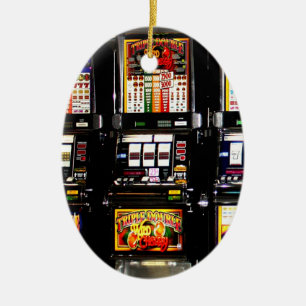 Traum-Maschinen - Glücks-Spielautomaten Keramikornament
