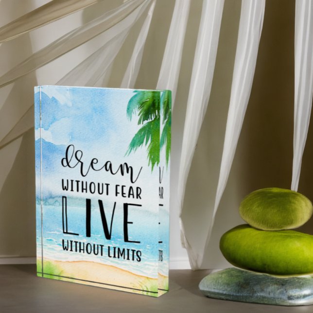 Traum ohne Angst Beach Thema Fotoblock (Von Creator hochgeladen)