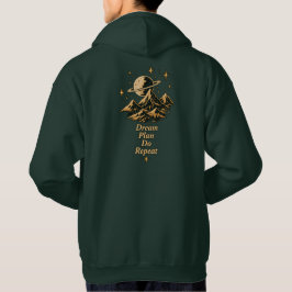 Traum Plan Durchführen Wiederholen Berg Hoodie