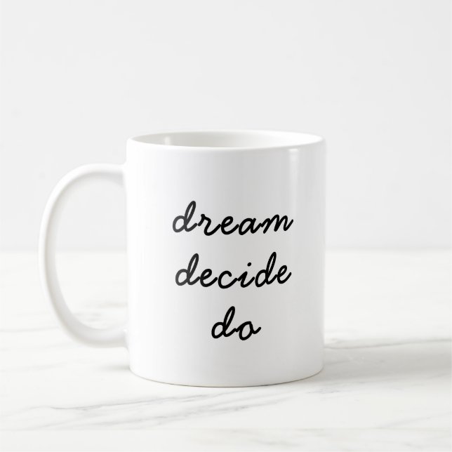 Traum Plan Machen Modern Minimalistisch Stilvoll S Kaffeetasse (Links)
