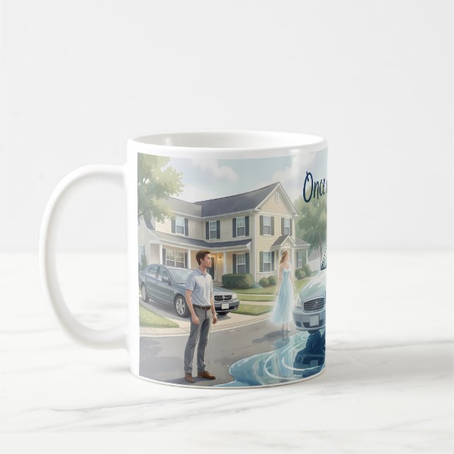 Traum-Reflektionen-Tasse 'Einmal im Leben' Kaffeetasse (Links)