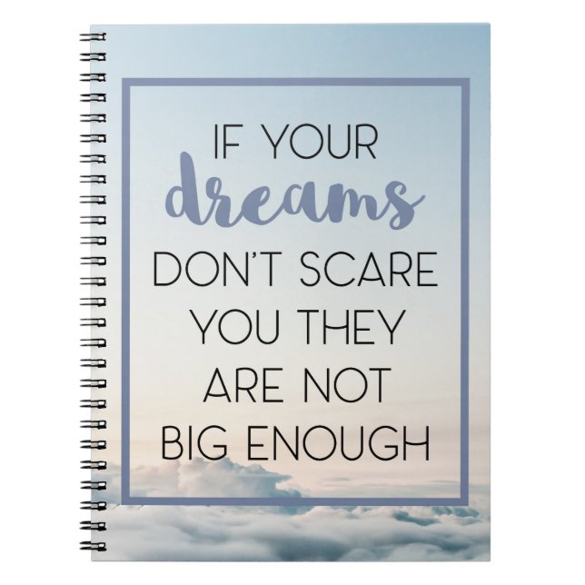 Traum-Schrecken, den Sie zitieren Notizblock (Vorderseite)