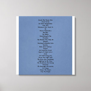 Traum Tremendous Leinwanddruck