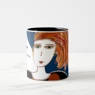 Traum und glauben Sie Zweiton 11oz Tasse