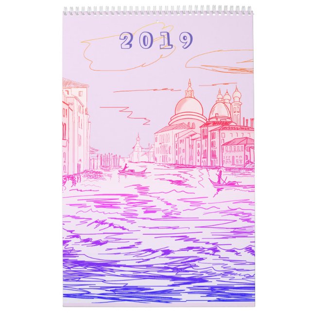 Traum und Reisen durch Städte Kalender (Titelbild)