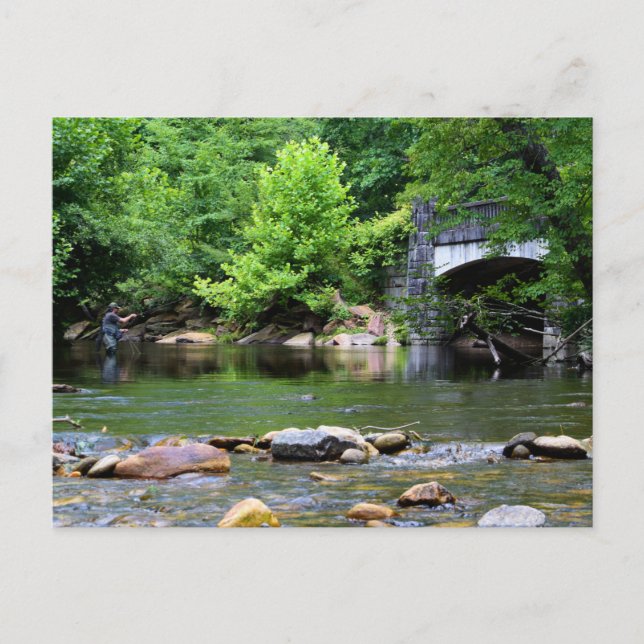 Traum vom Angeltag Postkarte (Vorderseite)