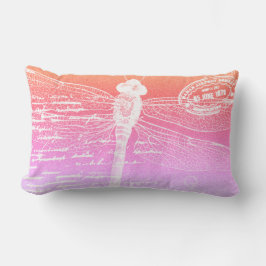 Traum vom pastellfarbenen Dragonfly Lendenkissen