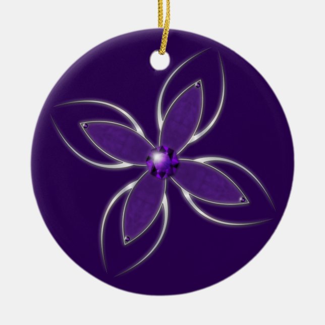 Traum von Amethyst Ornament (Vorne)