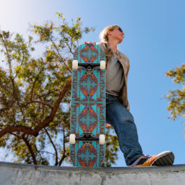 Traum von Schmetterlingen Emblem Skateboard
