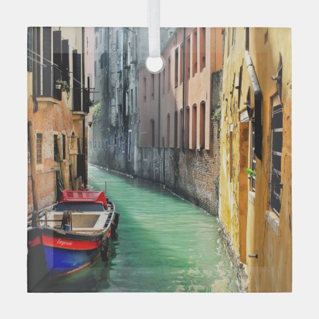 TRAUM VON VENEDIG ORNAMENT AUS GLAS (Vorderseite)