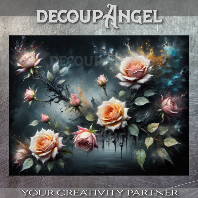 Traum von weichem Petal - Decoupage - Seidenpapier (Von Creator hochgeladen)