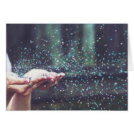 Traum Whimsisches Party Blasen Glitzer Kunst, Kult