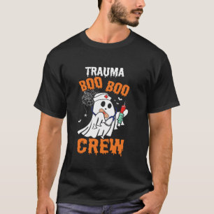 Trauma Boo Crew Lustige EMT Sanitäter Pflege Hallo T-Shirt