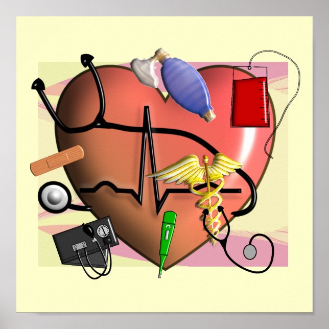 Trauma/ER Nurve ART Poster (Vorne)