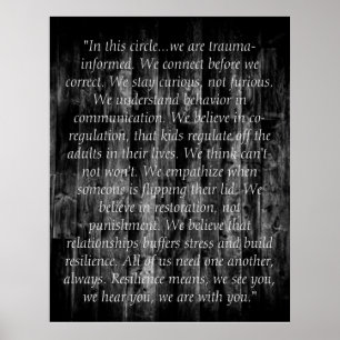 Trauma-Informierte Zitate Poster