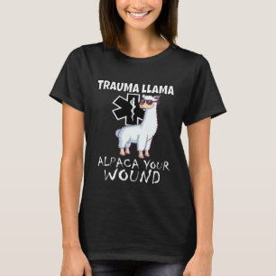 Trauma Lama EMT Design Medizin EMS Alpaka deine Wu T-Shirt