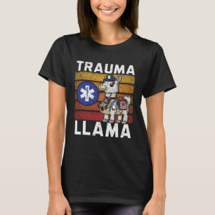 Trauma Lama Krankenpflege EMT Sanitäter T-Shirt