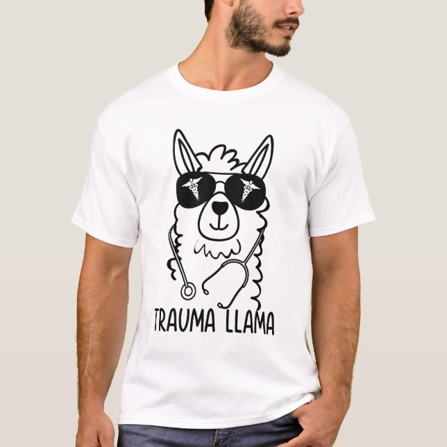 Trauma Llama T-Shirt (Vorderseite)
