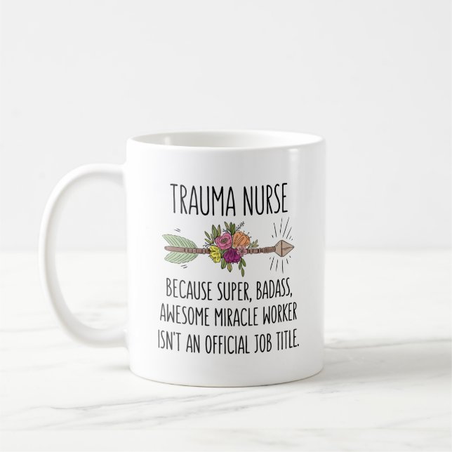 Trauma Nurse Emergency ER ICU Kaffeetasse (Links)