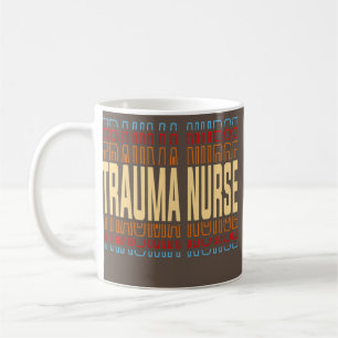 Trauma Nurse Job Titel Vintag  Kaffeetasse