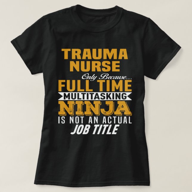 Trauma Nurse T-Shirt (Design vorne)